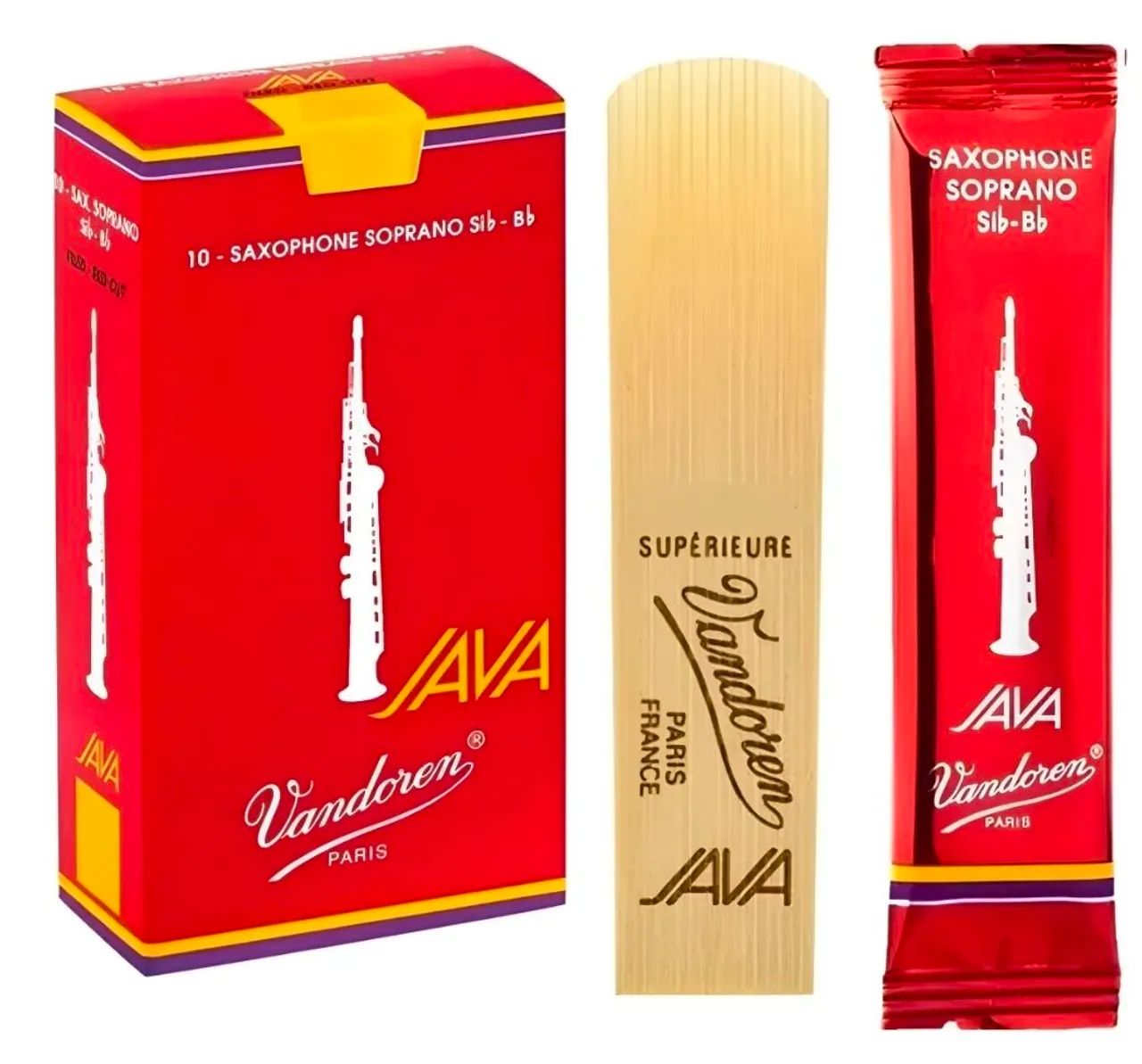 Palheta Vandoren Java Red Para Sax Soprano N° 3