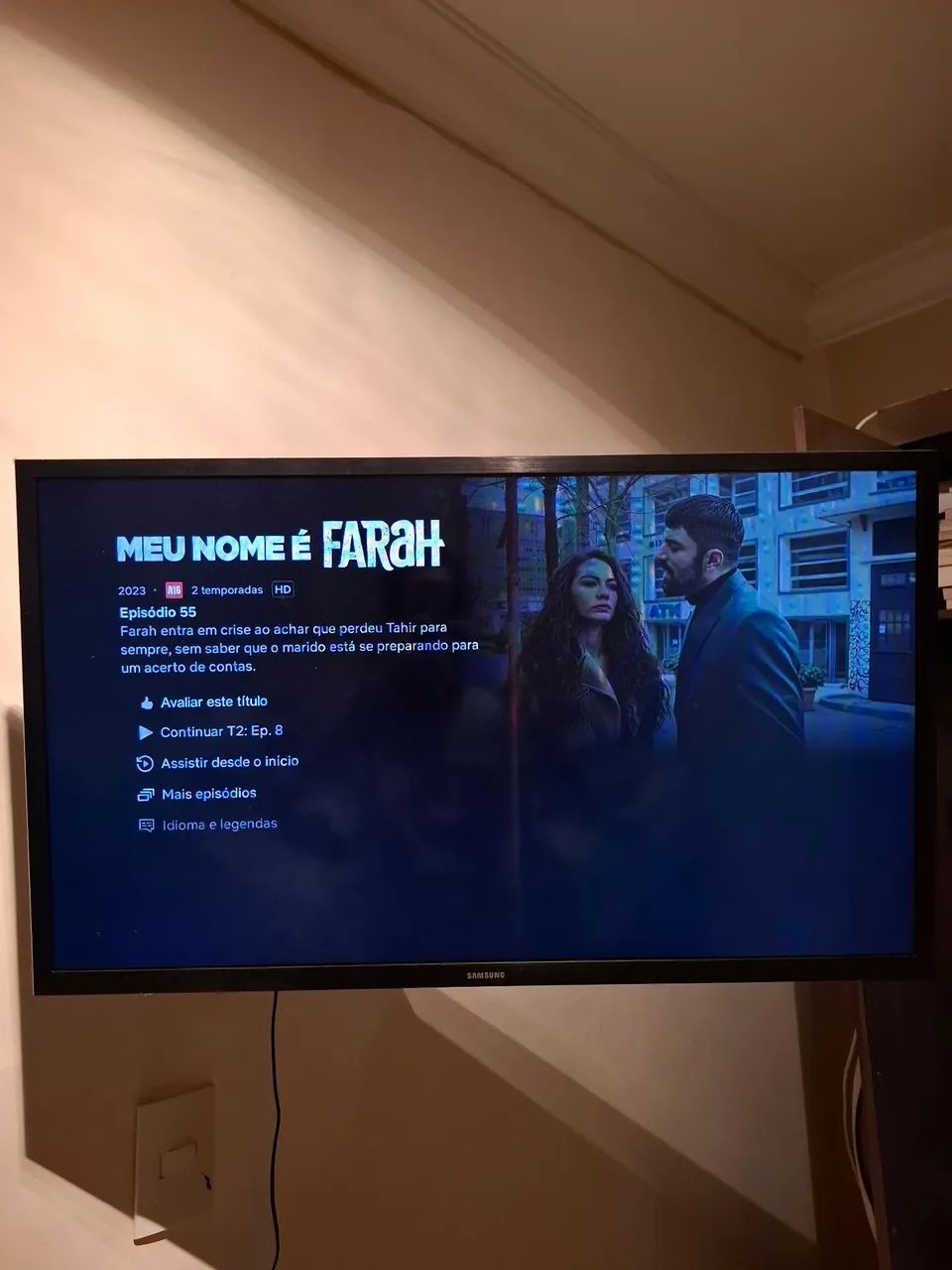 TV 32 polegadas Samsung + Suporte