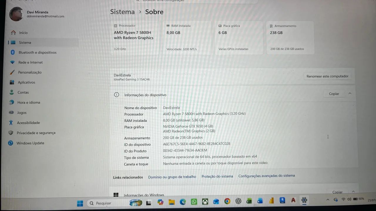 NOTEBOOK GAMER