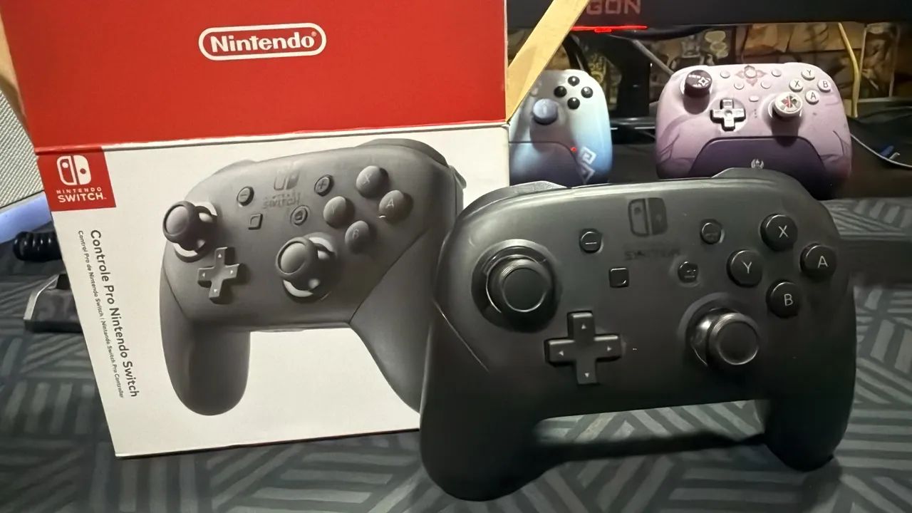 Switch 2 + controle pro com jogos - Foto 5