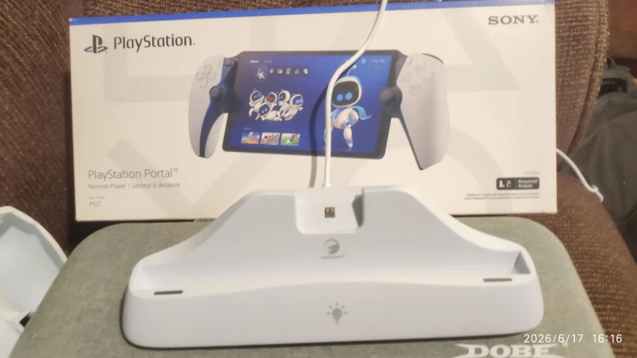 PlayStation Portal Sony - Zerado na Caixa + Case + Bolsa + Dock de
