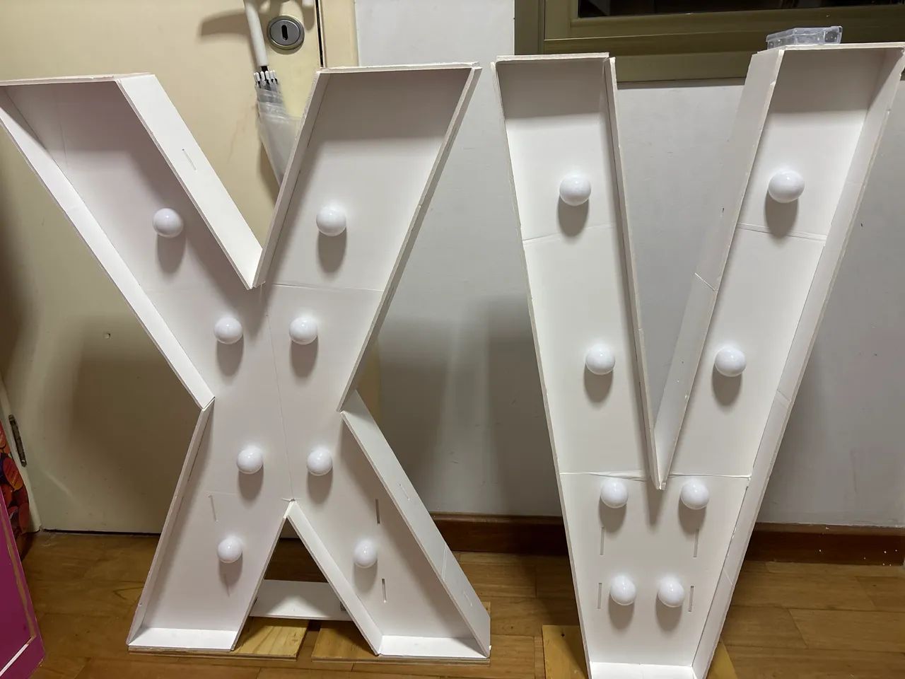 Letras XV iluminada 94cm - Foto 4