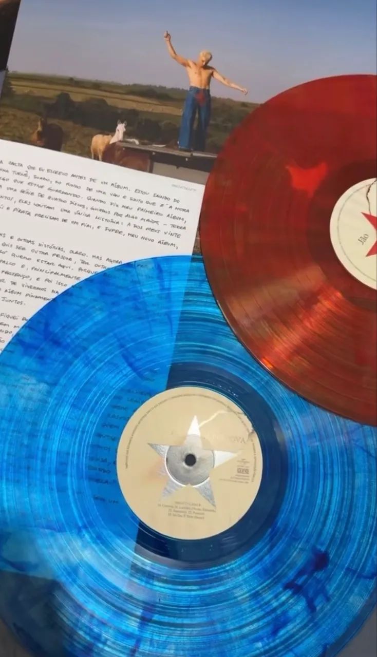 Jão disco vinil super + carta  - Foto 4