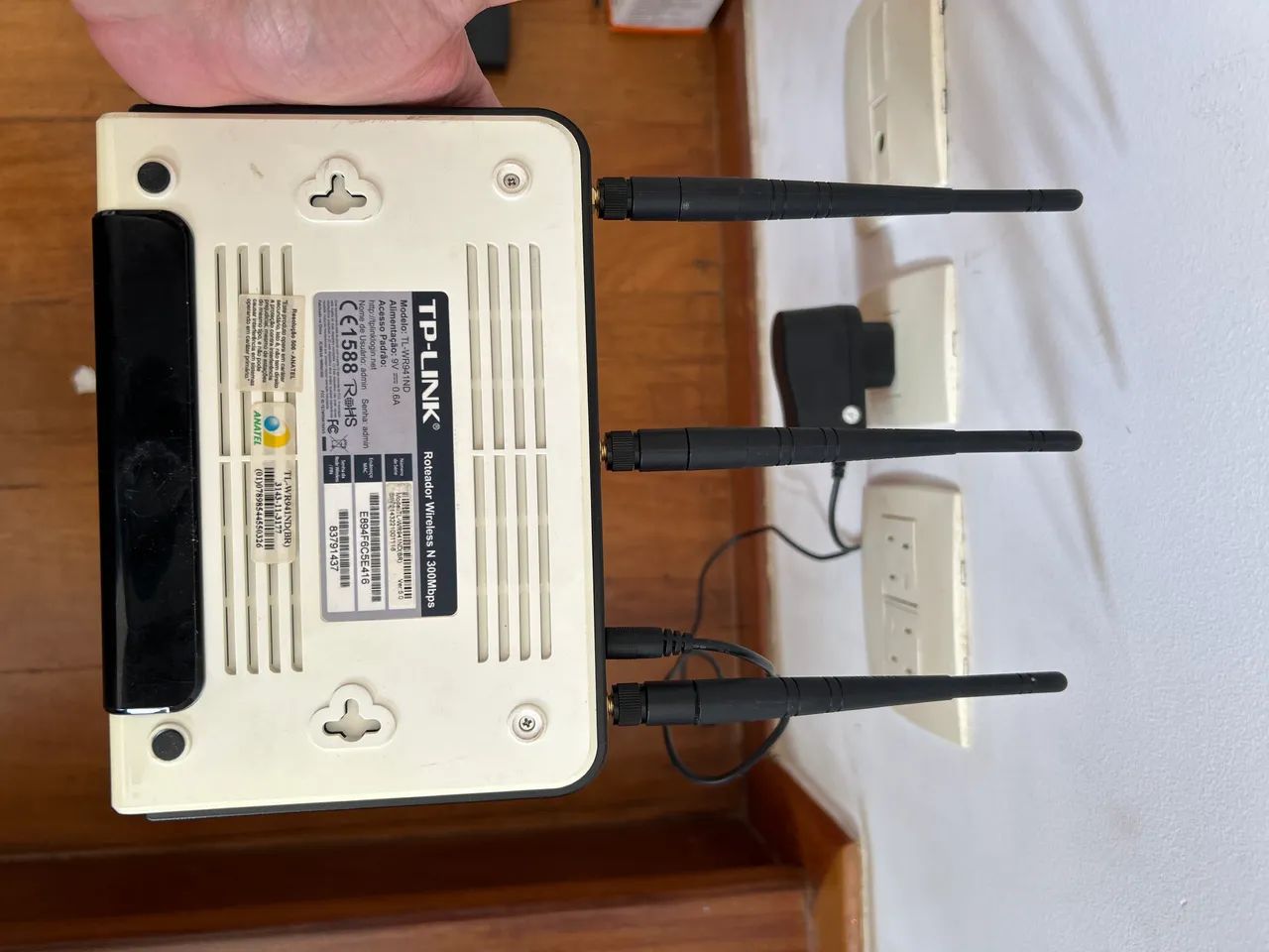 Roteador WiFI TP-Link 300Mbps - Funcionando! - Foto 4