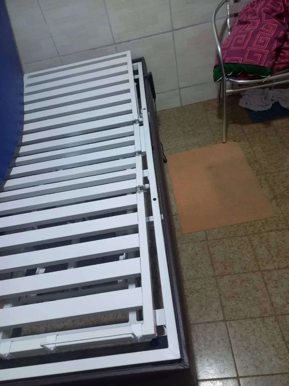 Cama articulada elétrica motorizada Elevação Grades + Colchão - Foto 2