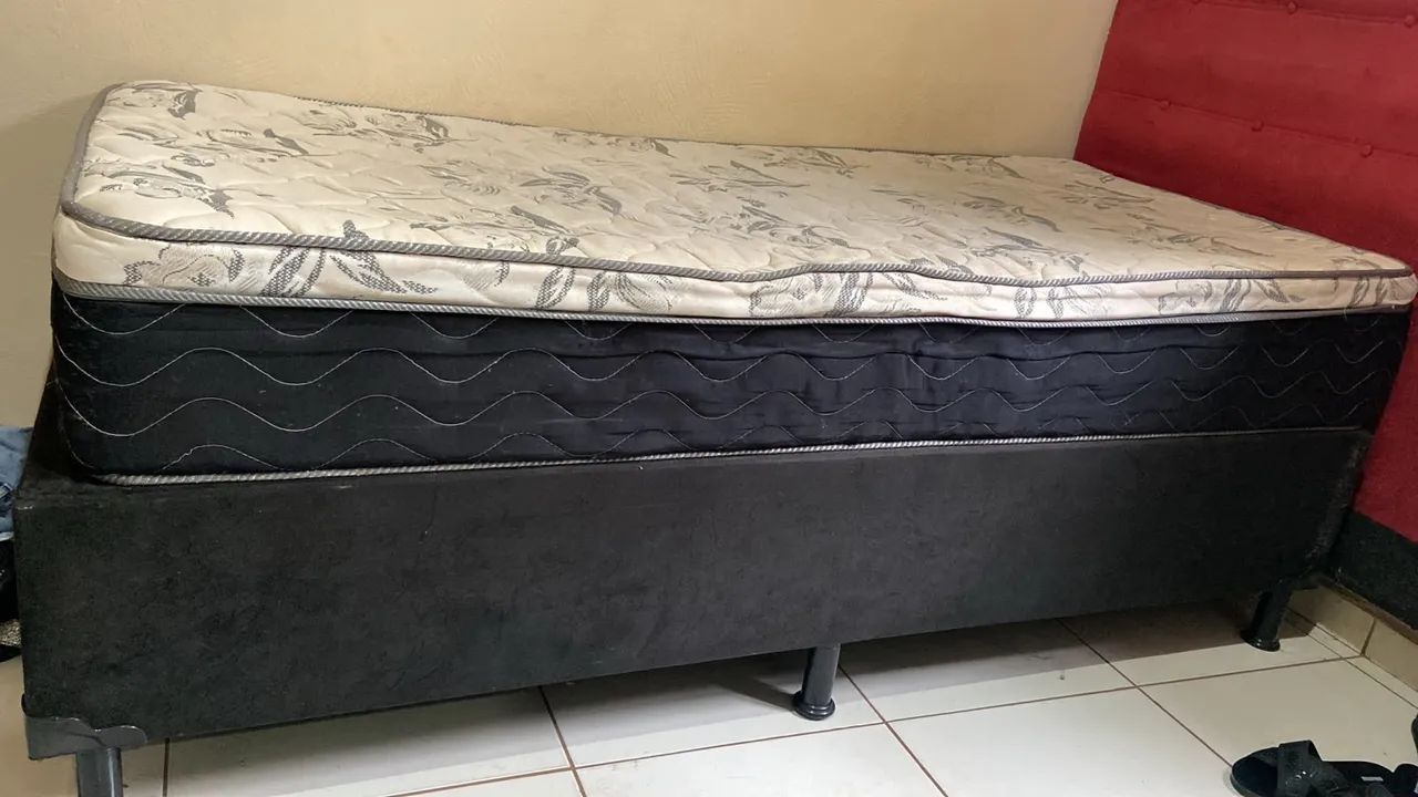 Cama de solteiro Box - Excelente estado  - Foto 3