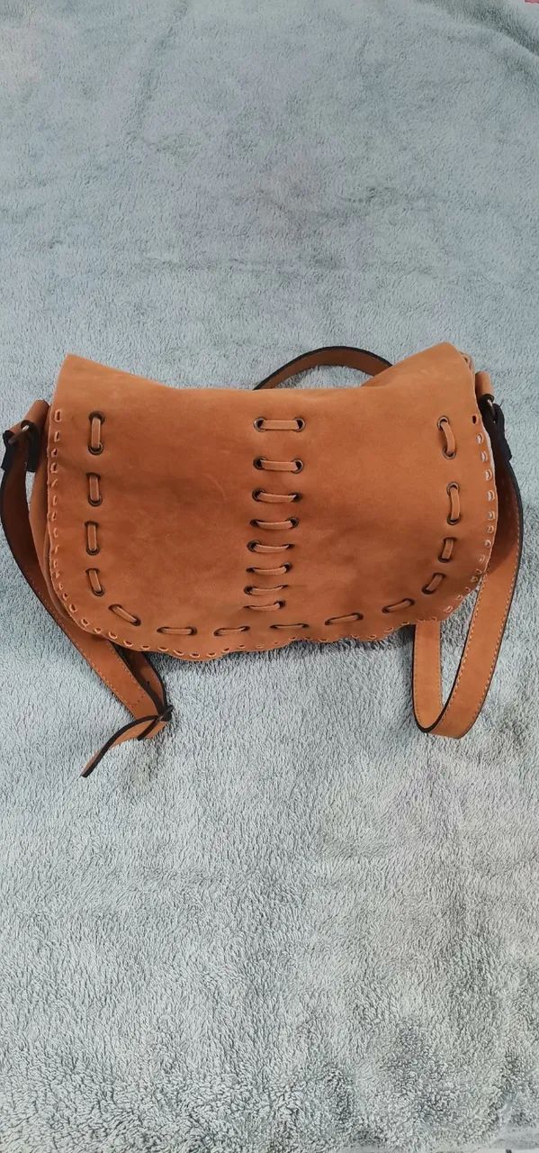 Bolsa em Couro Tiracolo - Foto 3