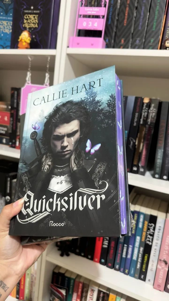 Livro QuickSilver e Brimstone capa dura 