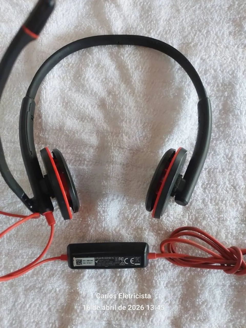  Headset Plantronics USB C3220 