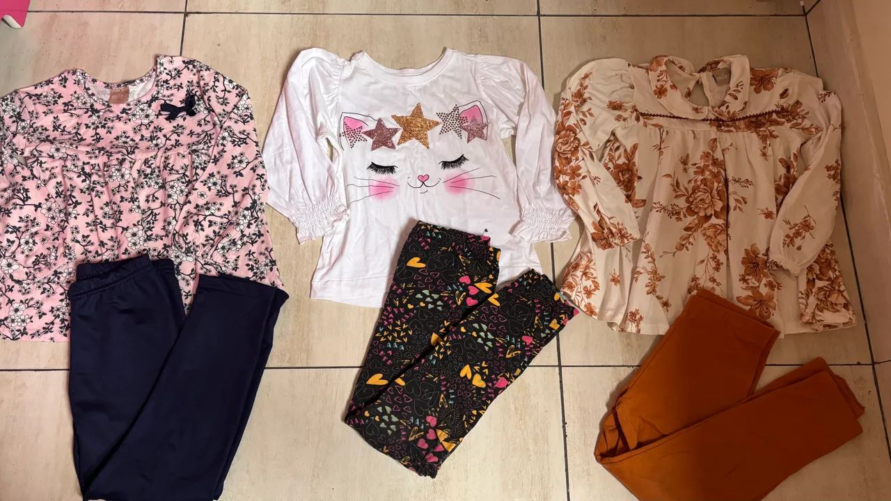 Desapego Menina TAM 4, 6 e 8 - Foto 3