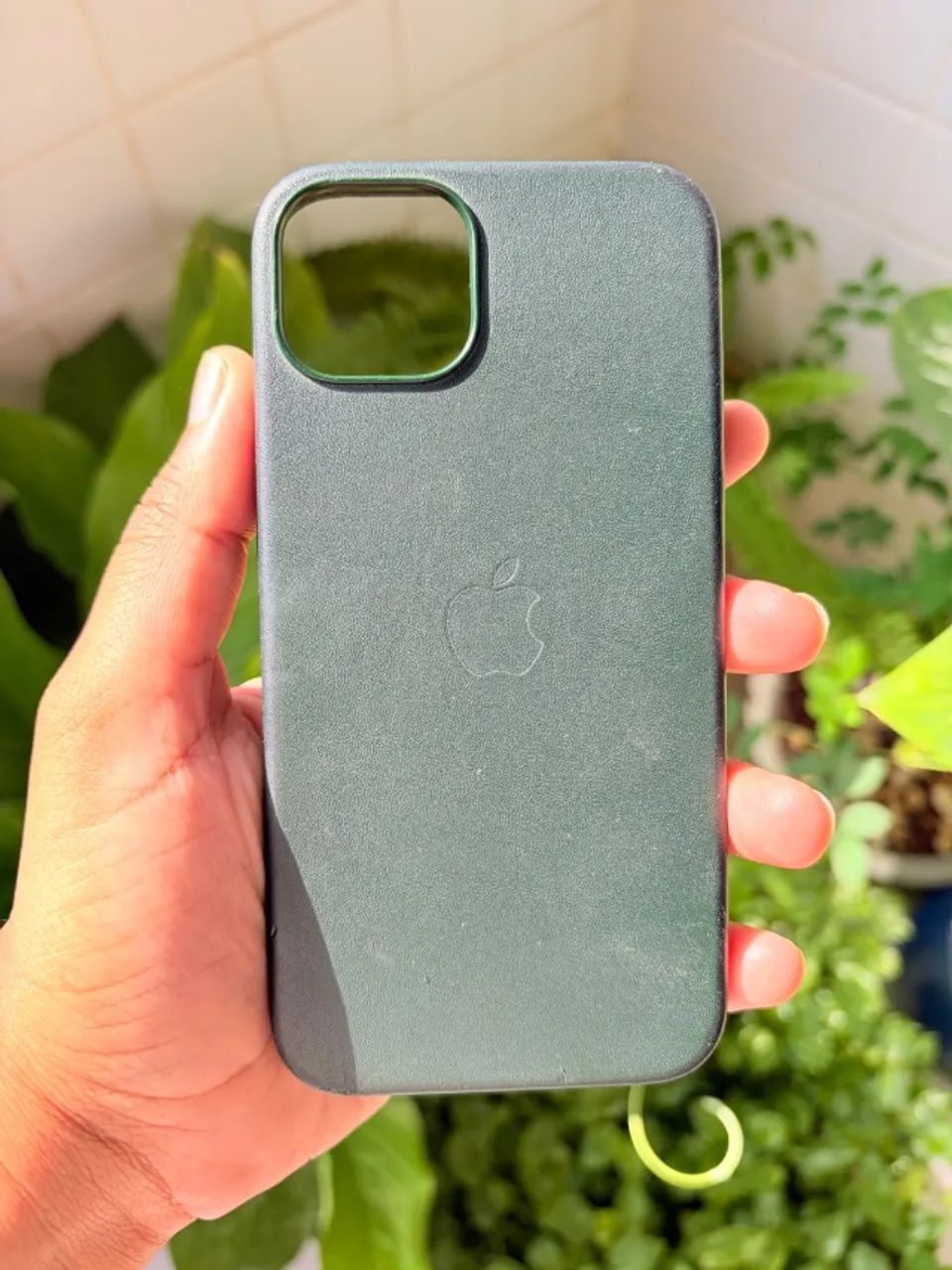 Capa IPhone 13 Original Couro MagSafe