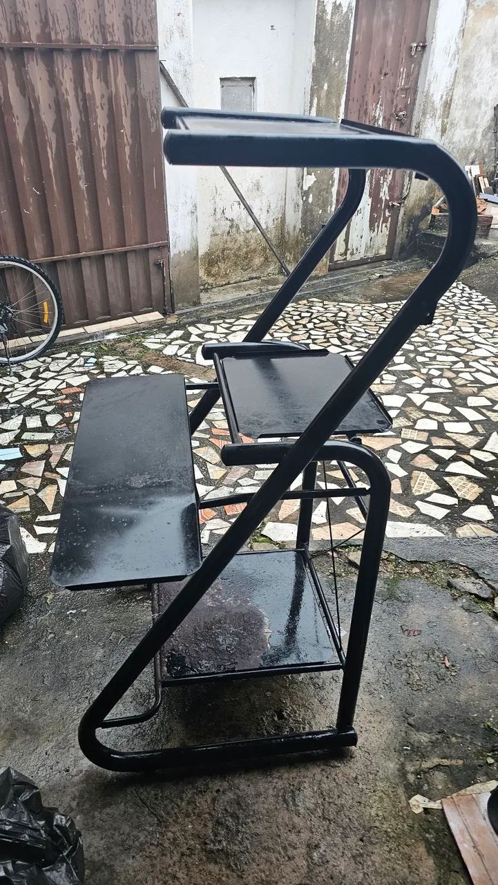 Rack/ mesa de trabalho em aço - Foto 4