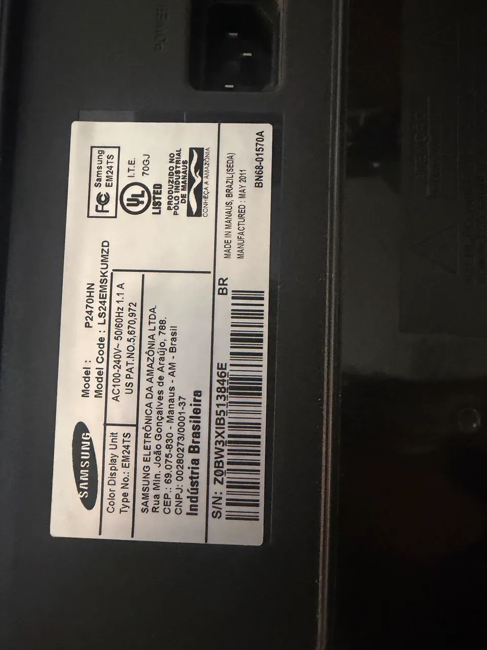 Monitor-TV LG 23? funcionando + Samsung 24? para conserto - Foto 3