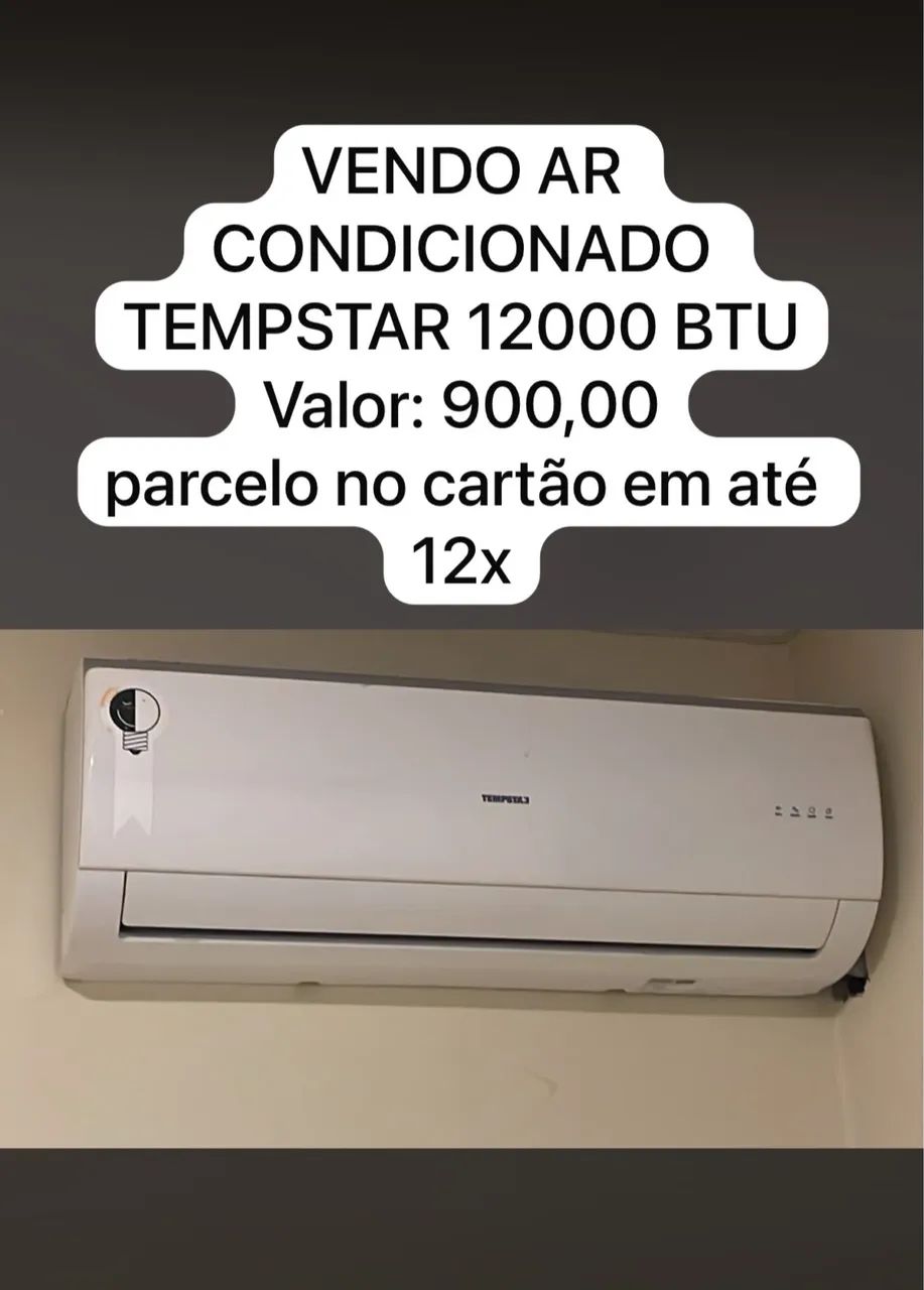 VENDO AR CONDICIONADO TEMPSTAR 12000 BTU