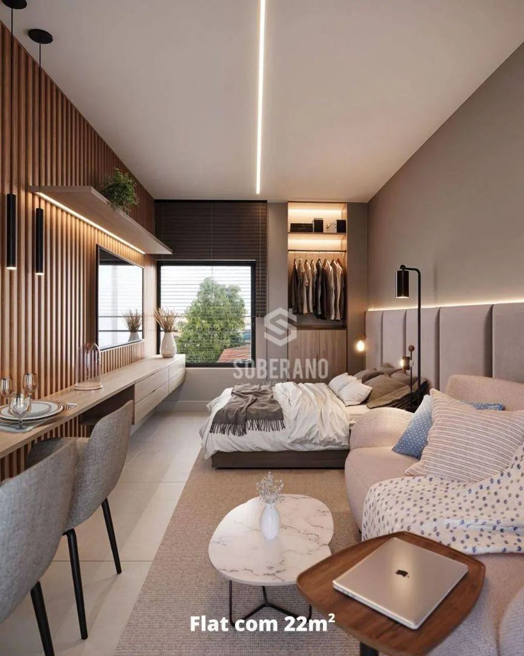 Flat em INTERMARES à venda, 22 m² por R$ 240.000 - Intermares - Cabedelo/PB - Foto 4
