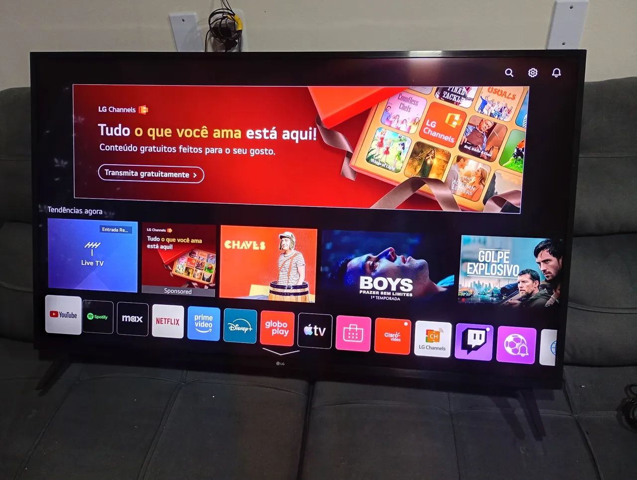 Tv smart LG 55 polegadas 4k  - Foto 2