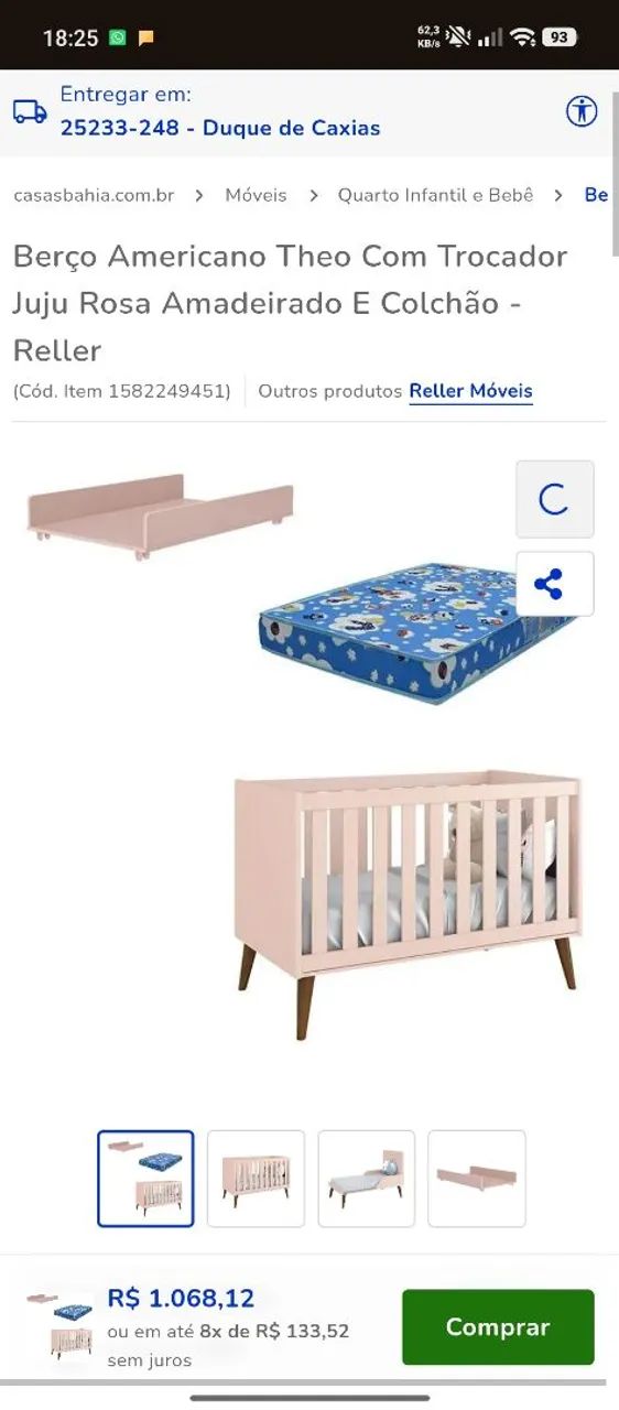 Berço de menina 