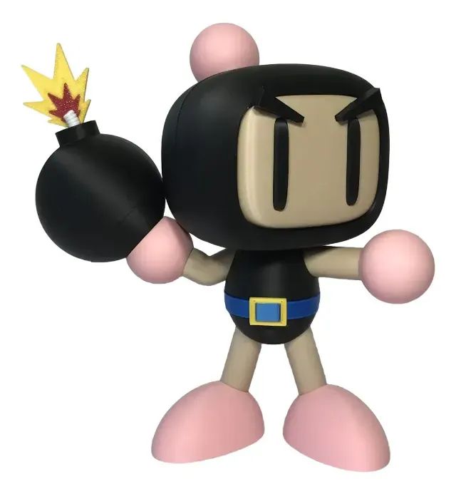 Boneco Decorativo Colecionavel Bomberman Black - Foto 2