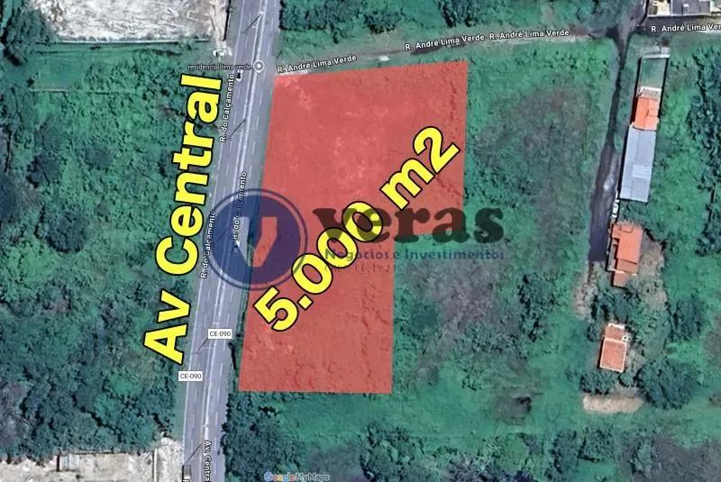 VERAS VENDE TERRENO 5000m² NA AV CENTRAL DO PACHECO - CAUCAIA-CE