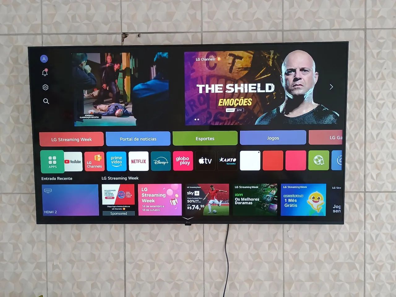 Tv LG 50 polegadas smart 4k Alexa comando de voz Bluetooth Xbox jogos 