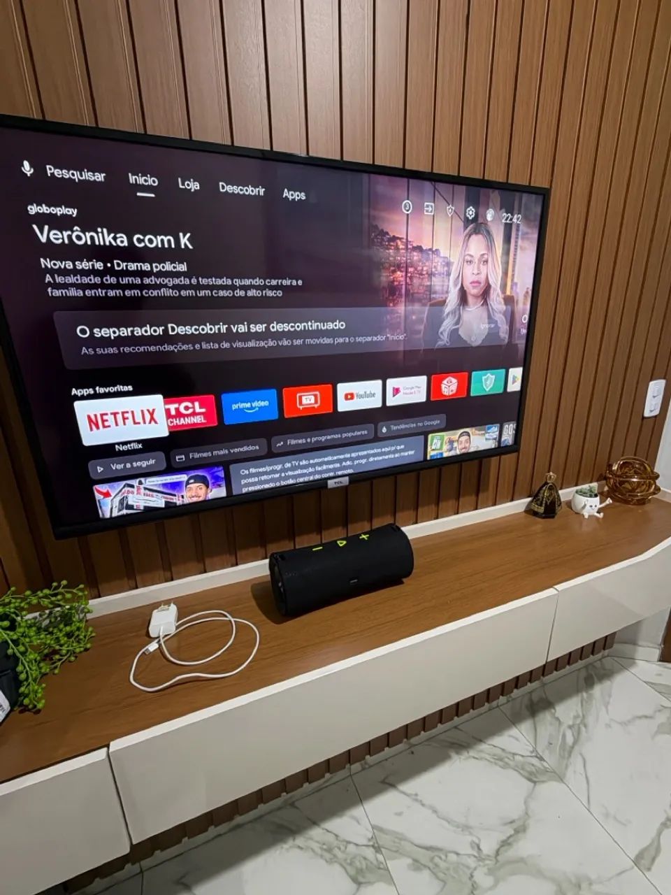 Televisão TCL 43 polegadas Android 