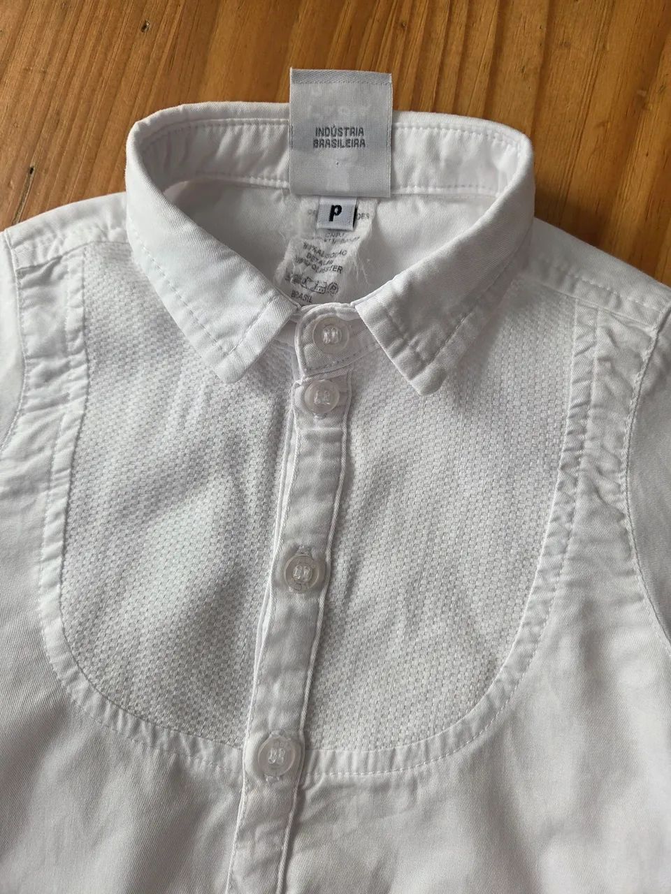 Conjunto Batizado Calça e Camisa 3-6m - Foto 3