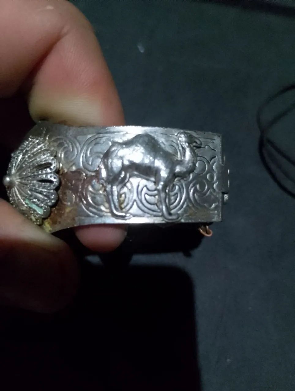 Bracelete antigo oriental , peça de arte  - Foto 4