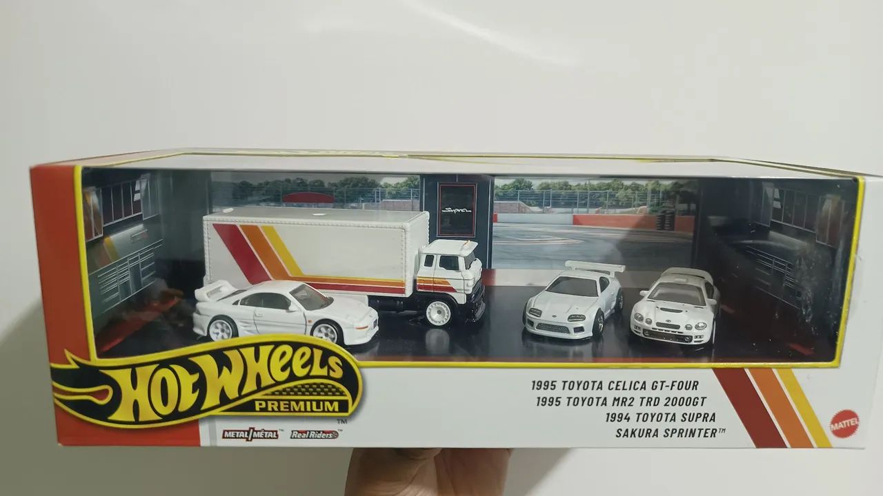 Pack 4 Hotwheels Collector Toyota 90' Garage Supra, Celica, 2000GT