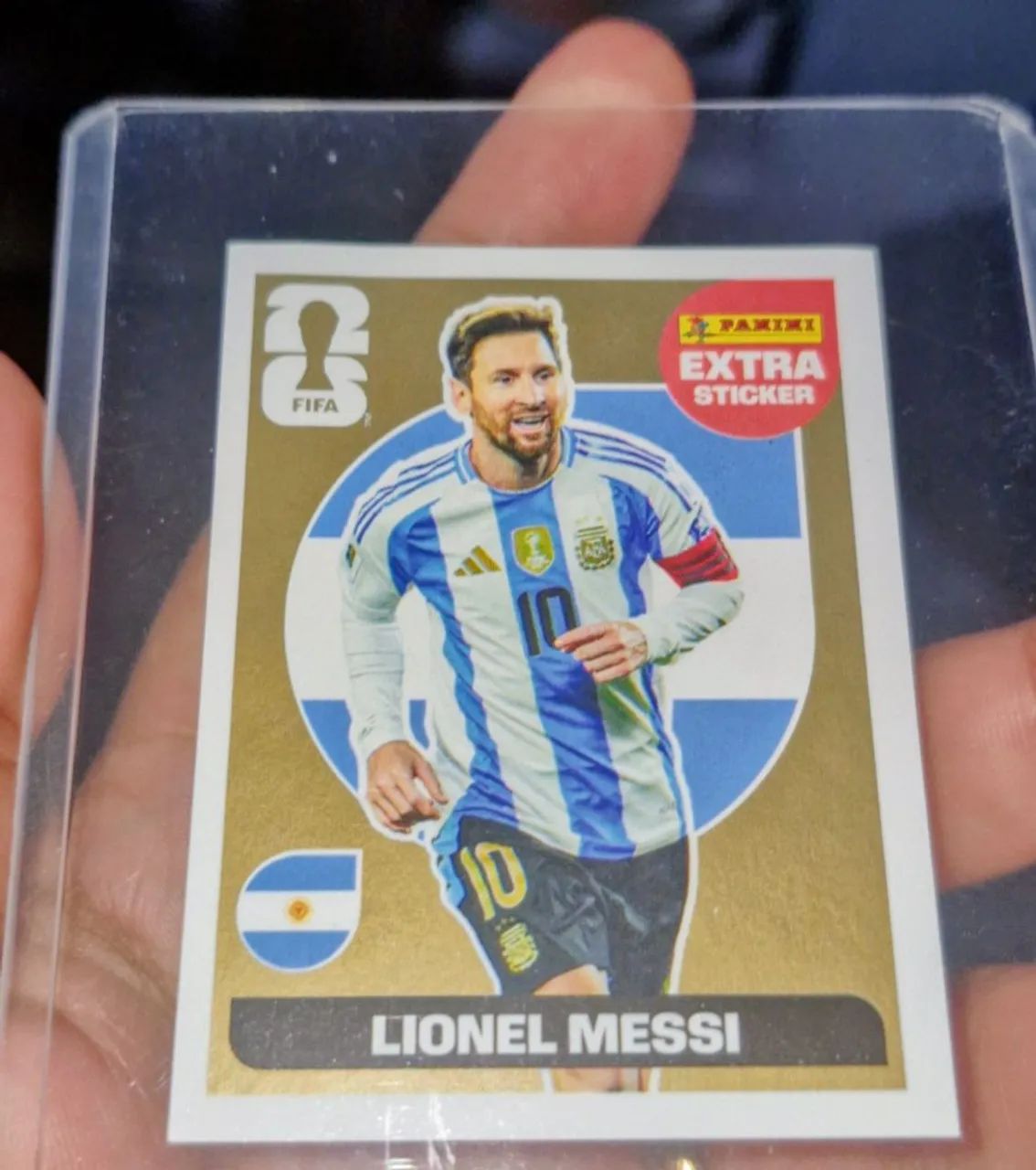Figurinha Lionel Messi Ouro Gold Original  - Foto 5