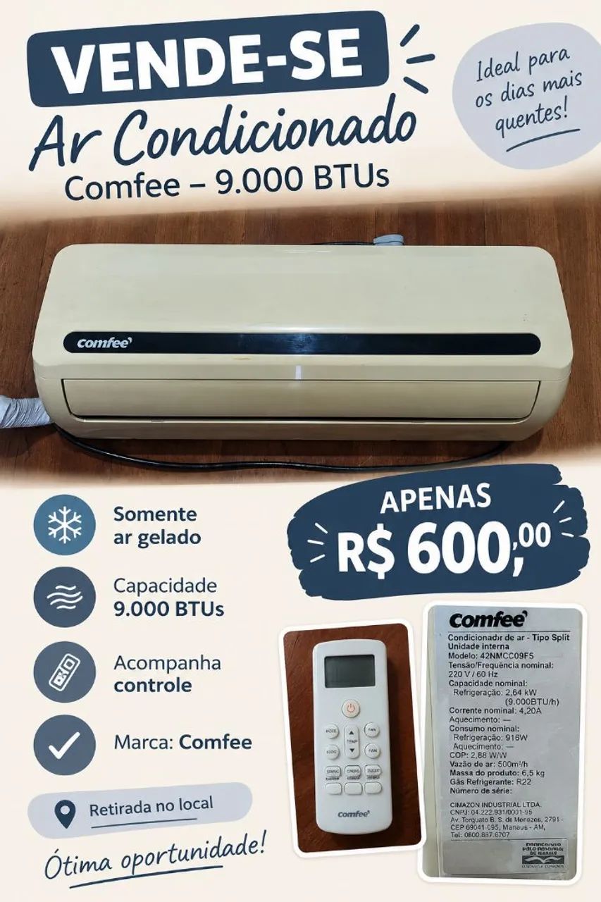 ? VENDE-SE AR-CONDICIONADO! ?