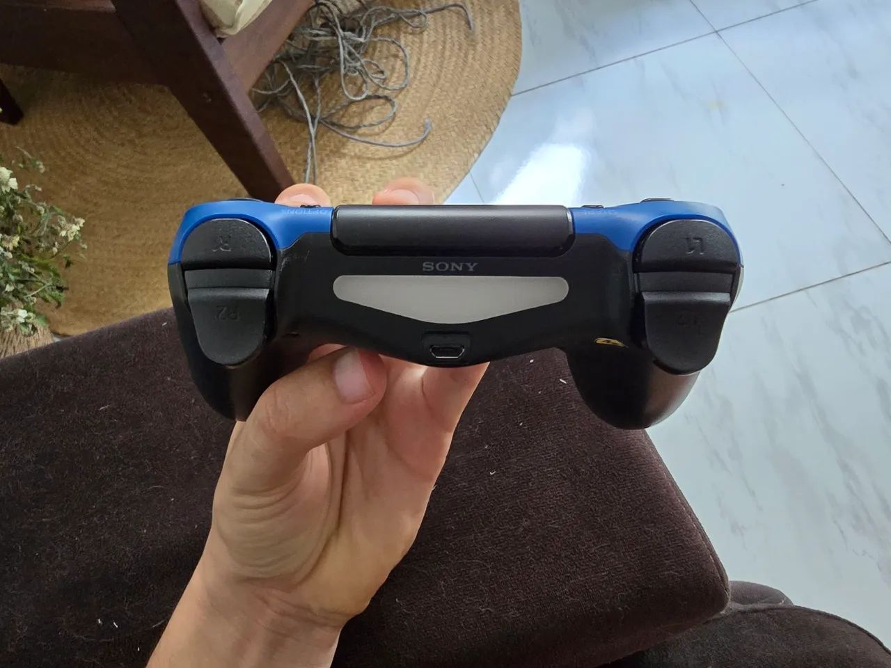 Controle PS4 Azul Original - Foto 3