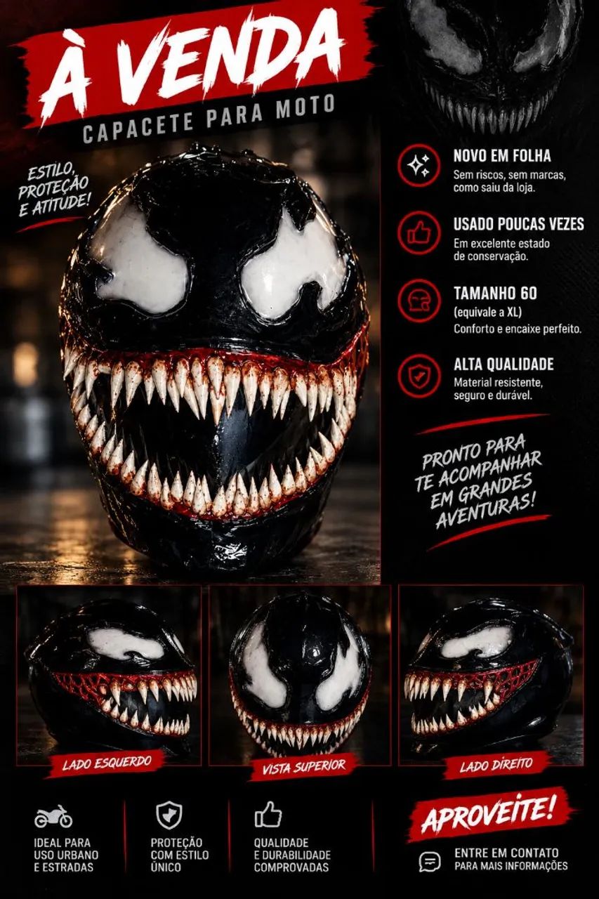 Capacete Venom 
