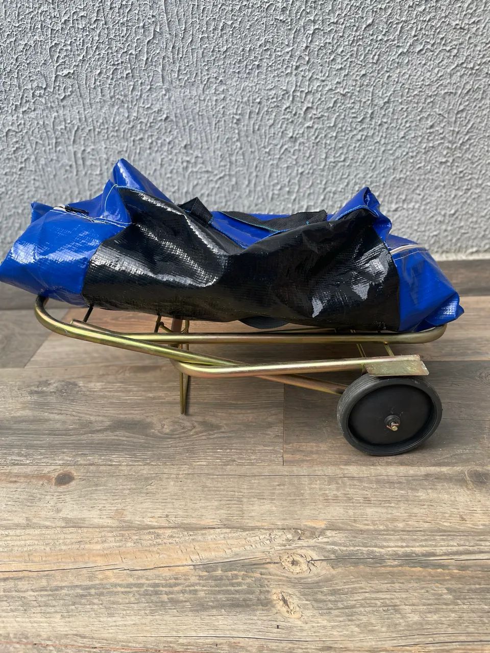 Carrinho de compras com bolsa lonada  - Foto 3