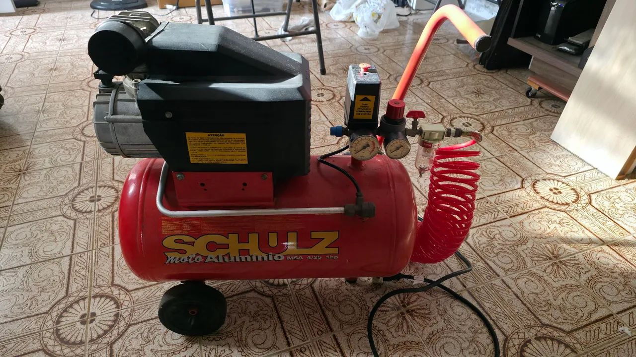 COMPRESSOR DE AR SCHULZ MSA 4/25 1HP 110V