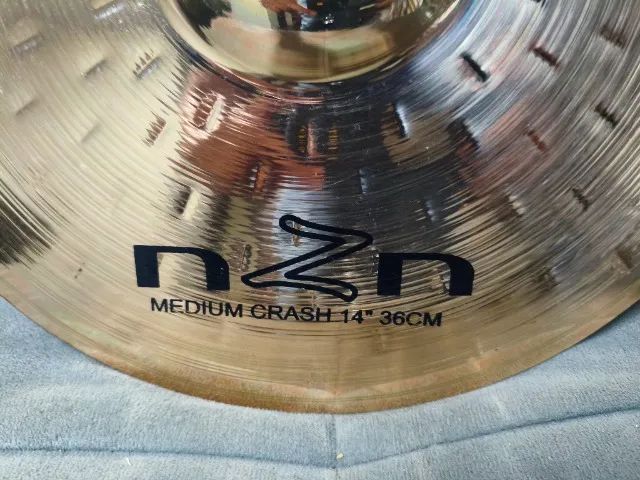【Rick】計14ml Medium Crash 14' Liga B8 N Gate Nzn - Instrumentos musicais