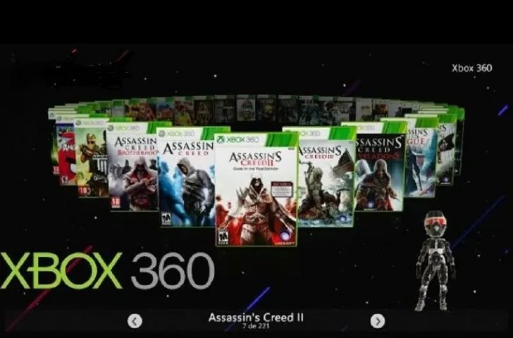 HD 250GB Xbox 360 com case externa Exploit com 240 títulos + Emuladores - Foto 3
