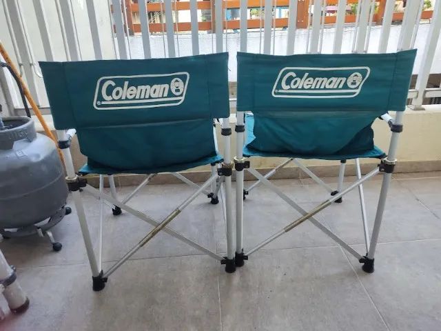 2 Cadeiras Coleman com braço Camping ou Praia - Foto 2