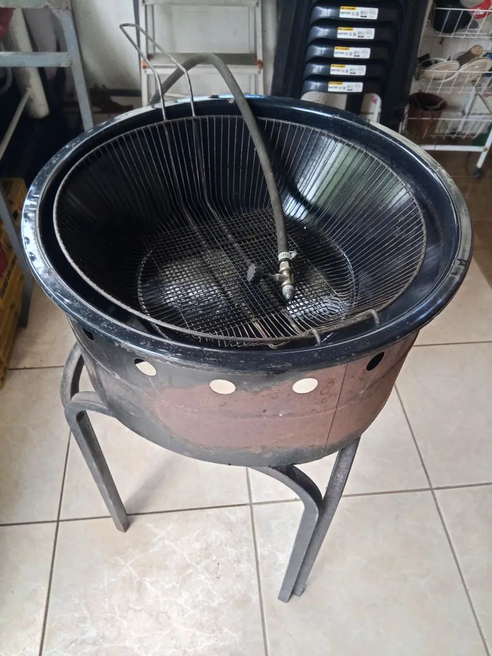 Fritadeira a gás 10 litros 