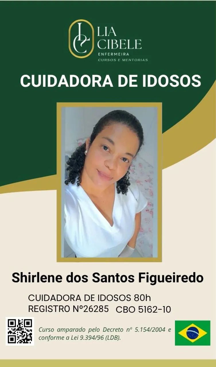 Cuidadora de idosos e pessoas acamada