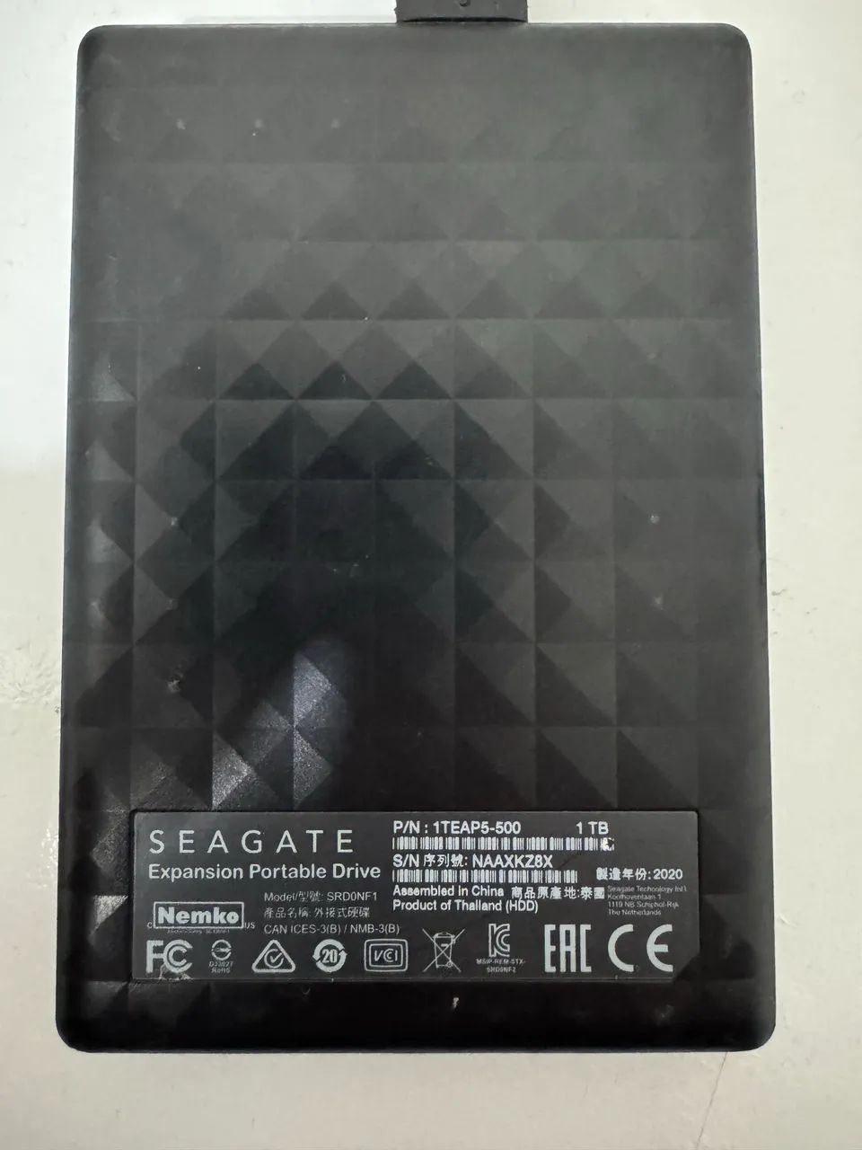 HD SEAGATE 1TERABYTE