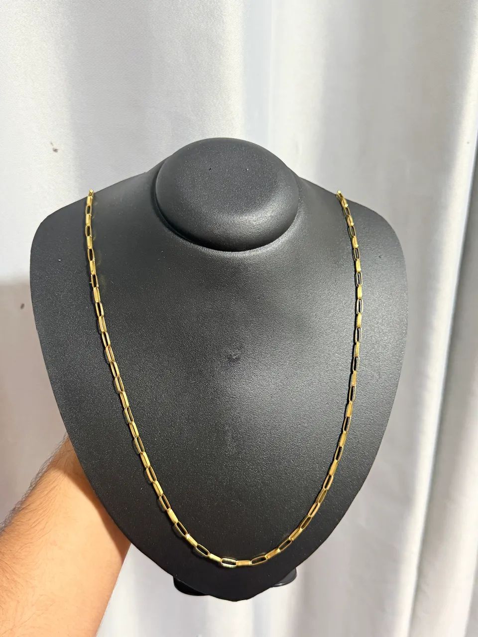 Cordão de ouro 18K maciço  - Foto 4