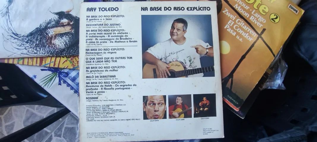 LP Disco de Vinil Ary Toledo Na base do riso explícito - Foto 2