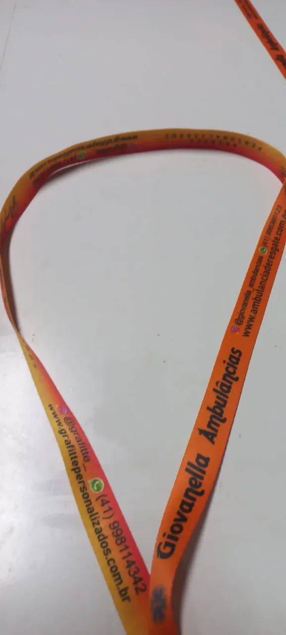 Cordão tirante personalizado com sua marca!! - Foto 5