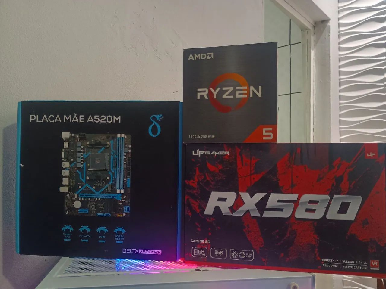 PC GAMER RYZEN 5 COMPLETO, TROCO EM PS5 - Foto 3