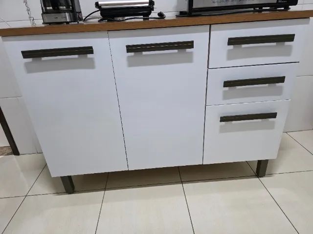 Balcao de cozinha 3 portas e 2 gavetas