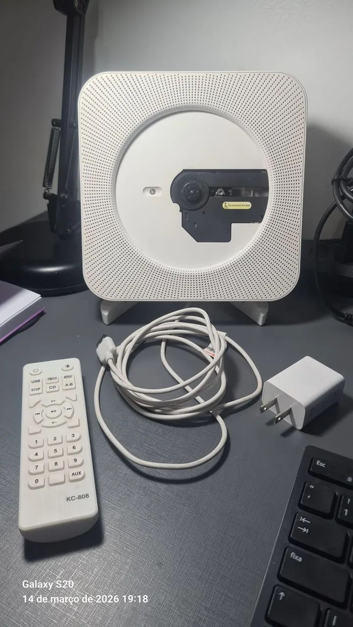 Leitor de cd portátil com Bluetooth e rádio  - Foto 2