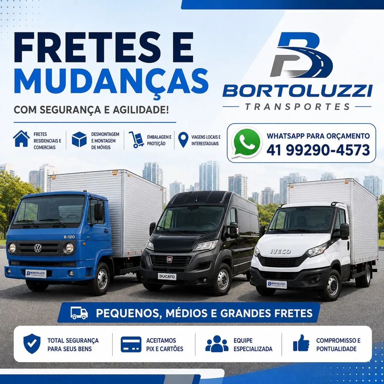 Fretes e Mudanças Curitiba e regiões 