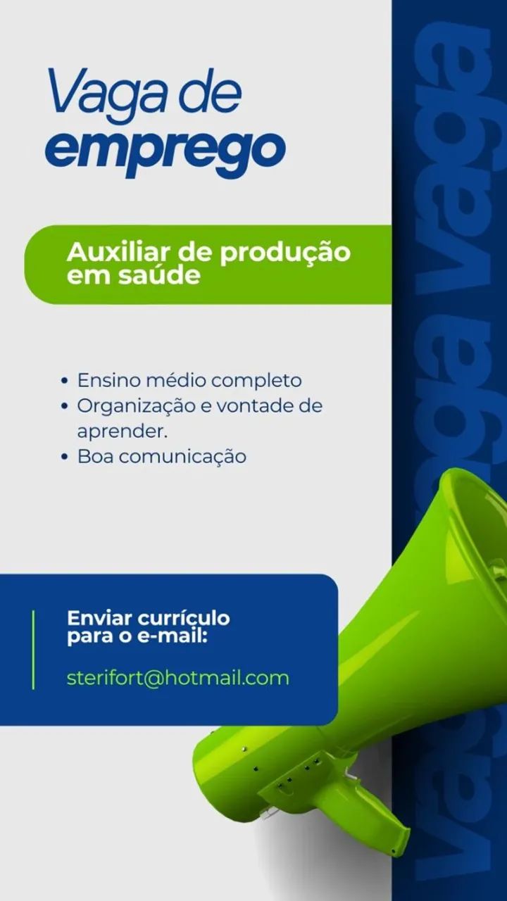 AUXILIAR DE PRODUÇÃO