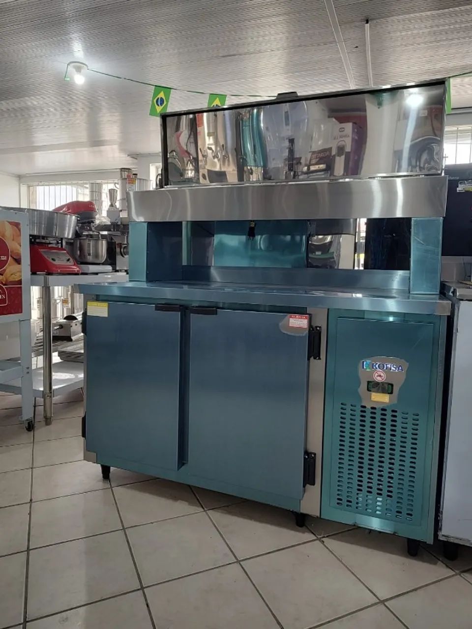 AL - CONDIMENTADORA REFRIGERADA KOFISA 1,35MT - Foto 2
