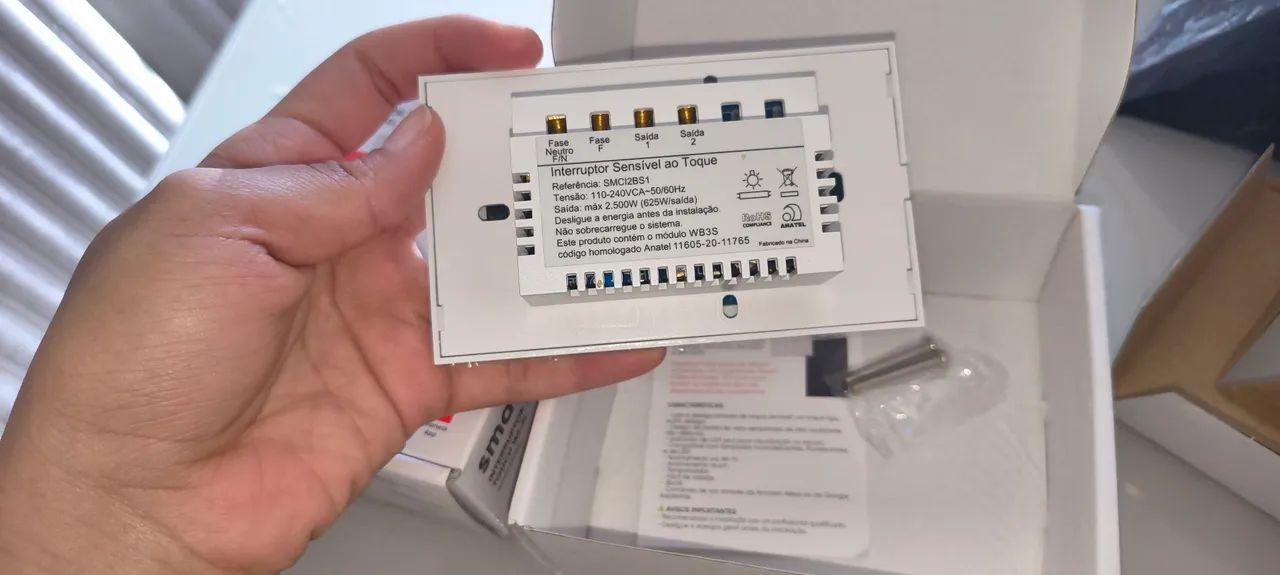 Interruptor inteligente, 2 touch , wi-fi, Smarteck  - Foto 2